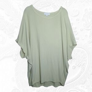 Michael Stars Oversized Yellow Batwing Top